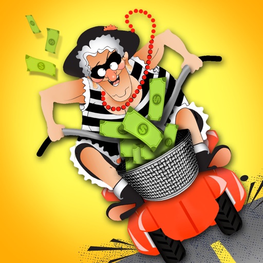 Granny Bandit Rascal Race Grand Theft Police Chase Escape - Free Game Icon