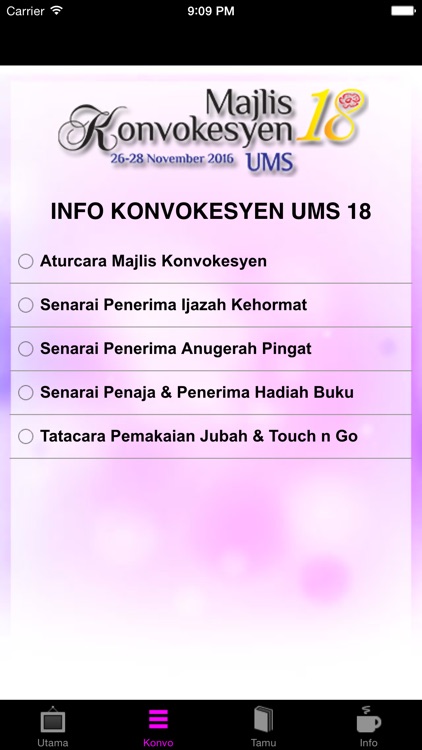 Majlis Konvokesyen UMS Ke-18 screenshot-3