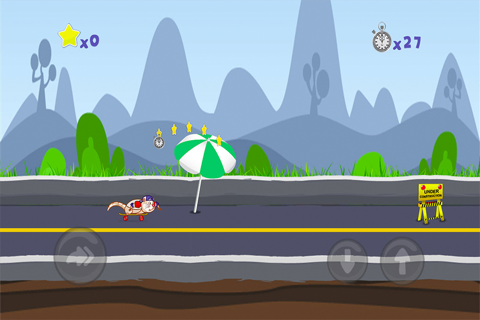 Skater Rat Jump Game screenshot 3