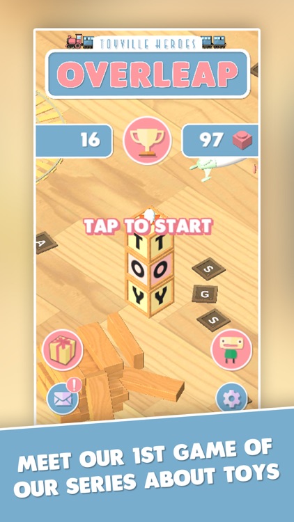 Overleap - free endless jump game about toys