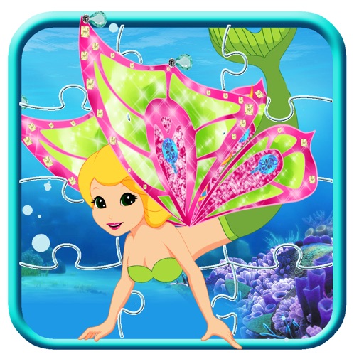 Little Baby Fairy Mermaid Jigsaw Puzzle Game iOS App