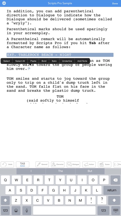 Scripts Pro - Screenwriting on the Go