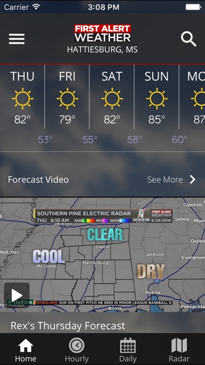 WDAM 7 Hattiesburg Weather