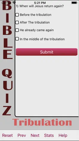 Game screenshot Tribulation Bible Quiz mod apk