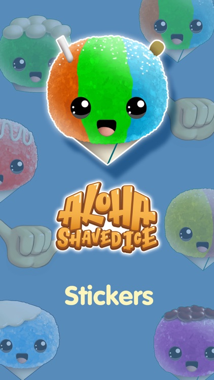 Aloha Shaved Ice Sticker Pack