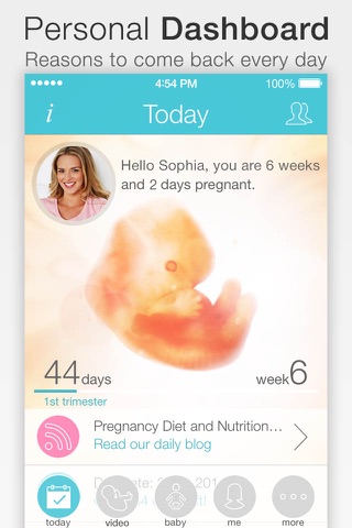 Pregnancy + | Tracker App screenshot 2