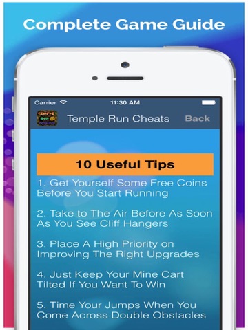 Guide for Temple Run Tips & Cheats Books