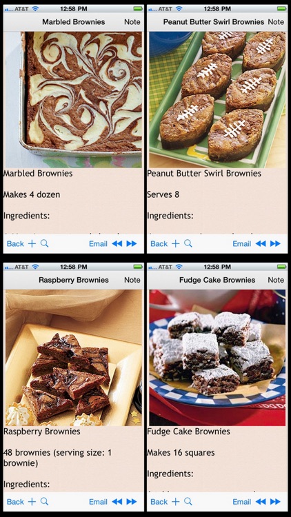 Brownie and Cookies Recipes