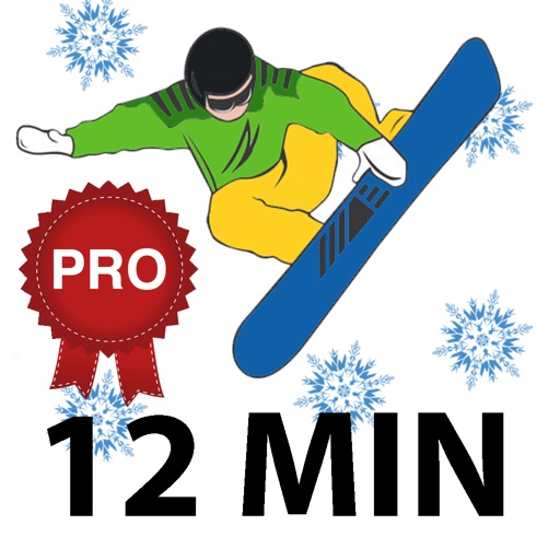 12 Min Pre Snowboard Workout - Premium Version - Best exercises routine to get ready for the slopes season icon