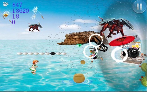 小米的海上冒险-女神围棋上的跑酷 screenshot 3