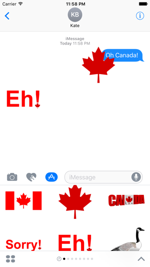 Canada Emojis - Canadian Stickers(圖1)-速報App