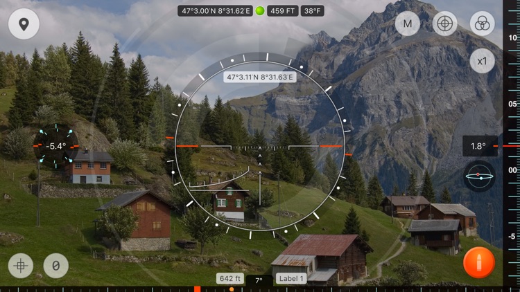 Range Finder - ultimate distance and angle measurement tool with augmented reality and compass screenshot-3