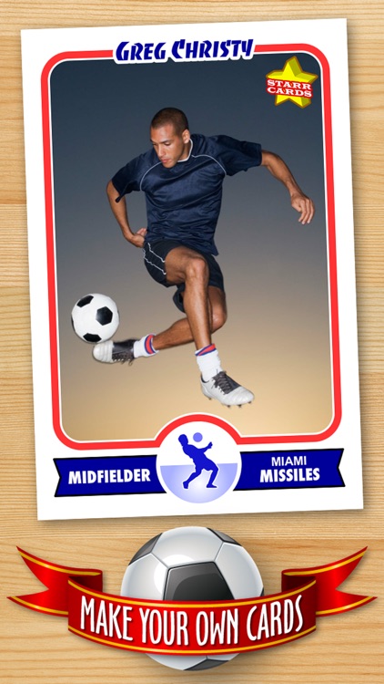 Soccer Card Maker - Make Your Own Custom Soccer Cards with Starr Cards
