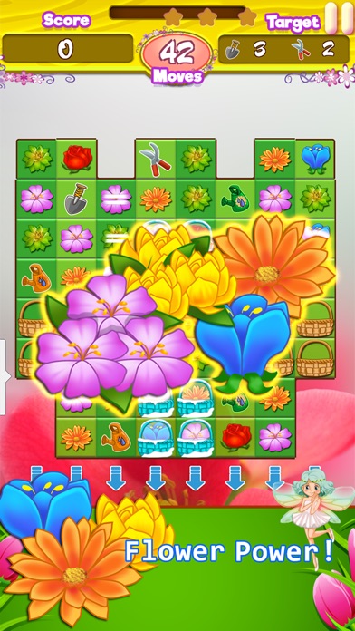 BLOSSOM GARDEN - FREE FLOWER BLAST MATCH 3 PUZZLE 4.4 IOS