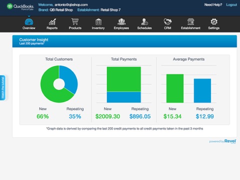 QuickBooks Point of Sale powered by Revel Systems screenshot 4