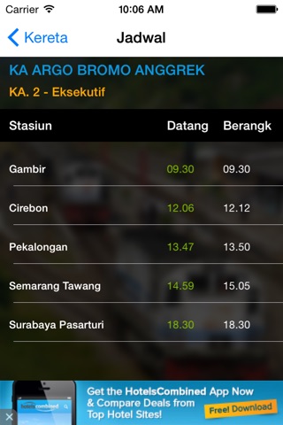 Info Jadwal Kereta Api screenshot 3