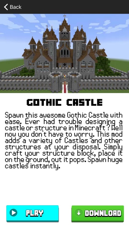 CASTLE MOD FREE for Minecraft PC Pocket Guide Edition