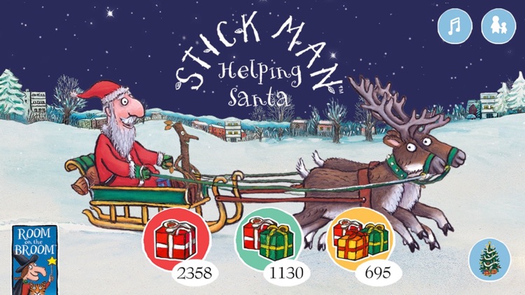 Stick Man: Helping Santa screenshot-4