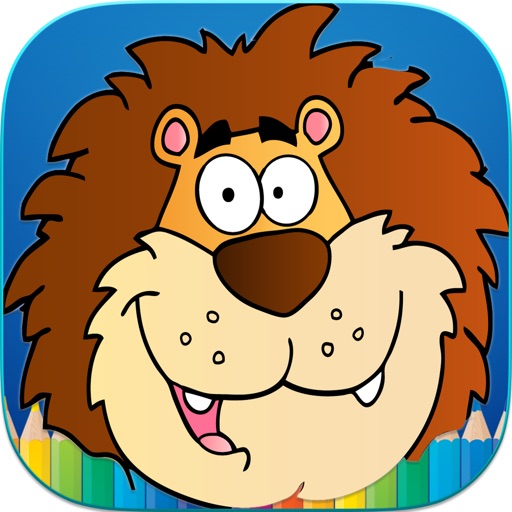 Jungle Animals Coloring Book - Finger Paint Book iOS App