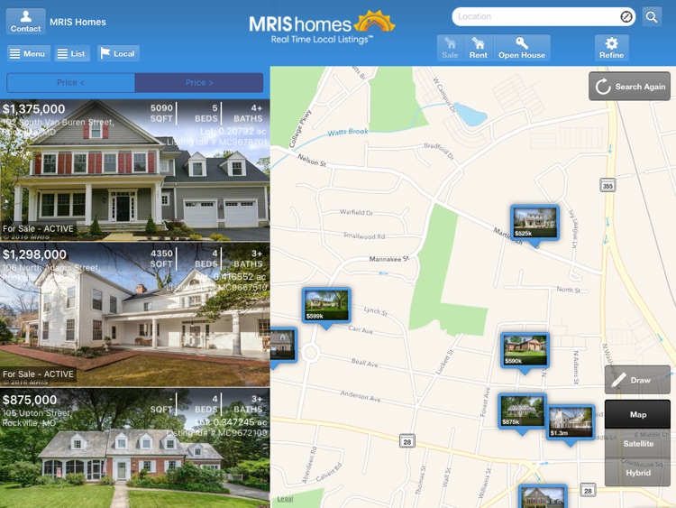 MRIS Homes for iPad