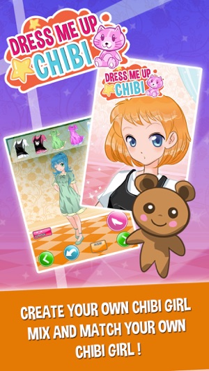 Chibi Princess Anime Fun Dress Up Games for Girls(圖1)-速報App