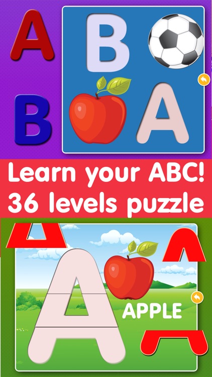 Alphabet Puzzles Games Kids & Toddlers free puzzle