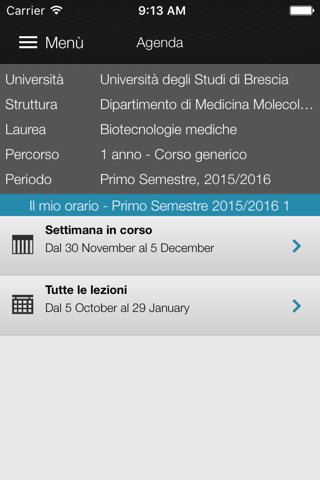 UNIBS Calendari screenshot 3