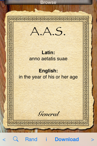 Latin Abbreviations screenshot 4