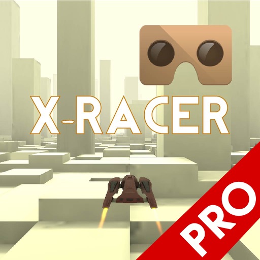 VR XRacer Pro: virtual reality space racing game icon