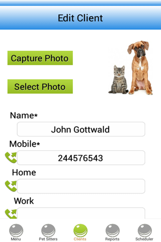 Pet Sitting Software screenshot 3