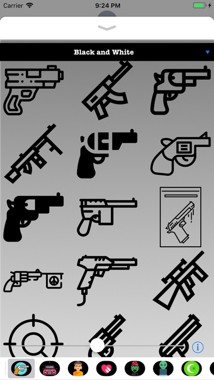 Gun Stickers - Weapons