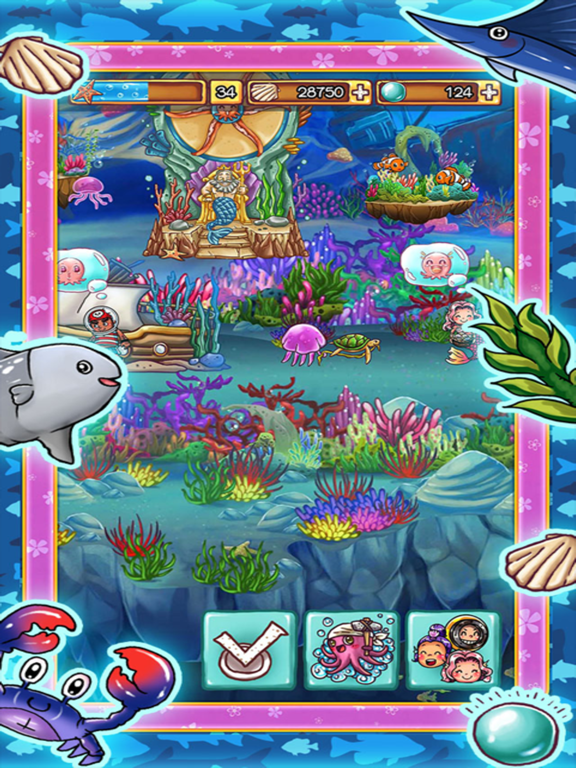 Aquarium Island: Build kingdoms of happy ocean life animal screenshot