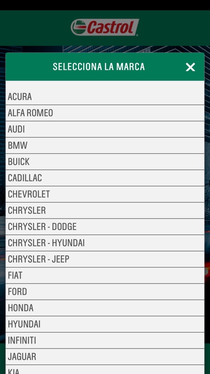 Selector Castrol screenshot-3