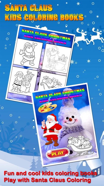 Santa Claus Christmas Kids Coloring Books for Baby