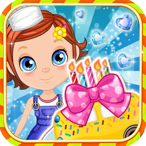 Production Cars cake - Princess Puzzle Dressup salon Baby Girls Games icon