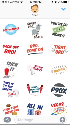 Bromoji Ultra-Bro: Sports, Jokes, Funny Lines.(圖1)-速報App