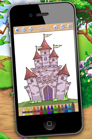Paint and Color Princesses coloring book – Pro screenshot 2