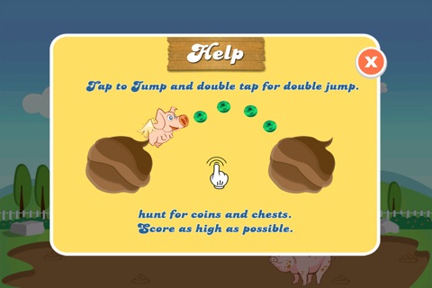 Cute Magical Flying Pig Race - cool sky bouncing racing game screenshot 3