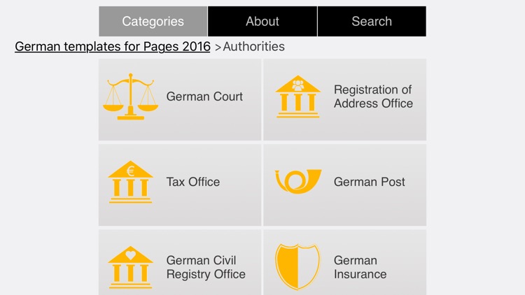German Templates for iWork 2016