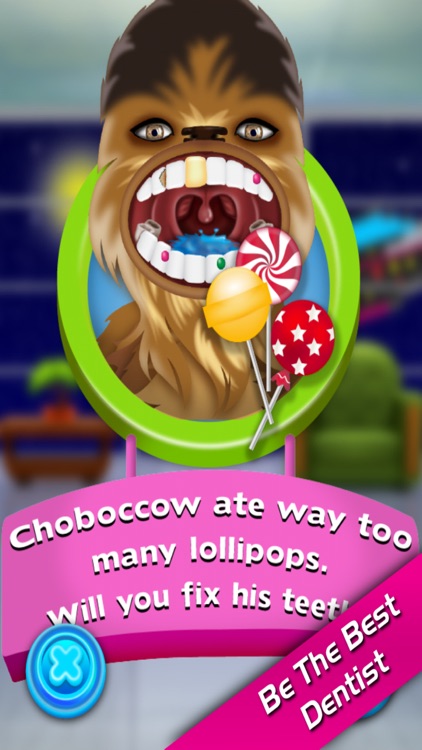 Star Fight Dentist in Little Crazy Doctor Mania Office