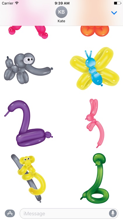 Balloon Animal Stickers