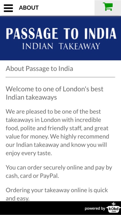 Passage To India Indian Takeaway screenshot-3