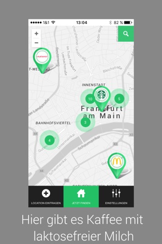 Laktosefreier Kaffee Finder screenshot 2
