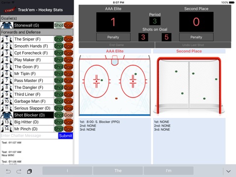 Track'em Live - Hockey Stats screenshot 4