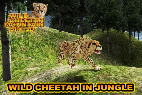 African Cheetah Safari Mountain Simulator screenshot 2