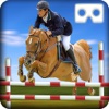 VR Horse Race Run & Jump Free - horse racing games