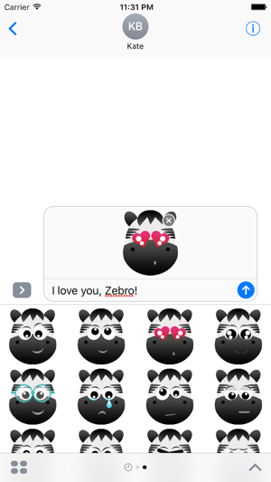 Zebro iMessage Sticker Pack(圖1)-速報App