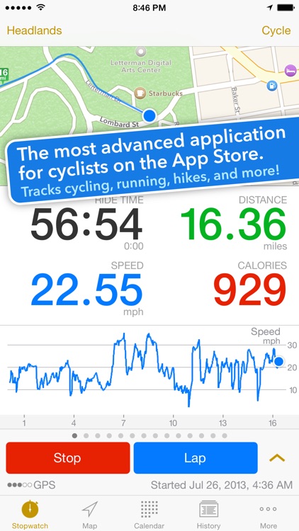 Cyclemeter Cycling Running GPS