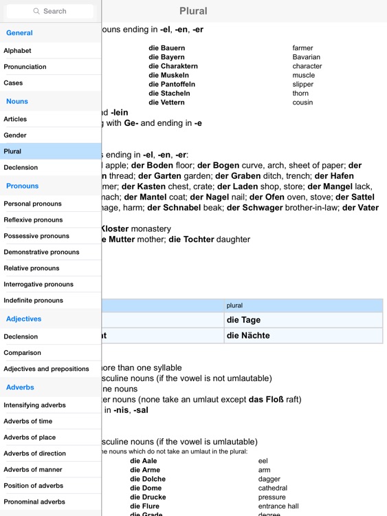 German Grammar for iPad