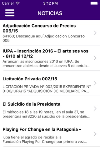 IUPA - Instituto Universitario Patagónico de las Artes screenshot 2